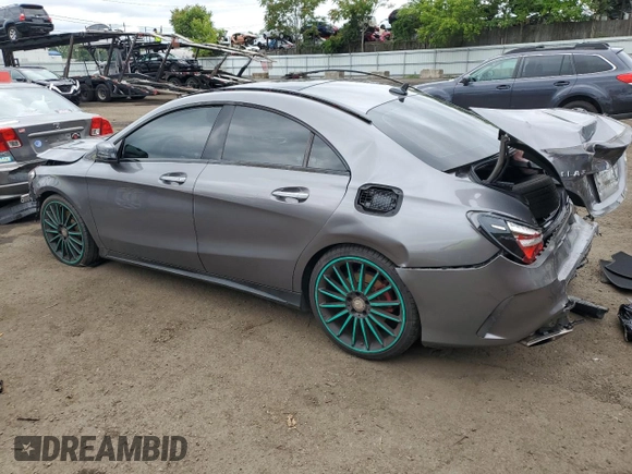 2017 Mercedes-Benz CLA 250 with VIN WDDSJ4GBXHN446763, listed as a Copart auction lot 66008514 with 134,181 mi miles and Salvage Title. Bid and sale history available at DreamBid. Image 2.