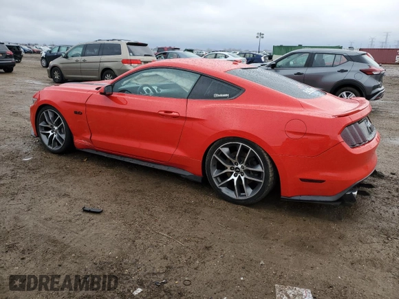 2015 Ford Mustang GT with VIN 1FA6P8CF4F5362273, listed as a Copart auction lot 47681355 with 88,927 mi miles and Salvage Title. Bid and sale history available at carsss.com. Image 2.