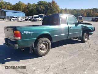 1999 Ford Ranger XLT with VIN 1FTYR14X1XPA61459, listed as a Copart auction lot 76380064 with 292,940 mi miles and Salvage Title. Bid and sale history available at DreamBid. Image 3.