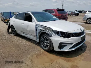 2020 Kia Optima LX with VIN 5XXGT4L32LG442977, listed as a Copart auction lot 59026745 with 81,080 mi miles and Salvage title. Bid and sale history available at DreamBid. Image 4.
