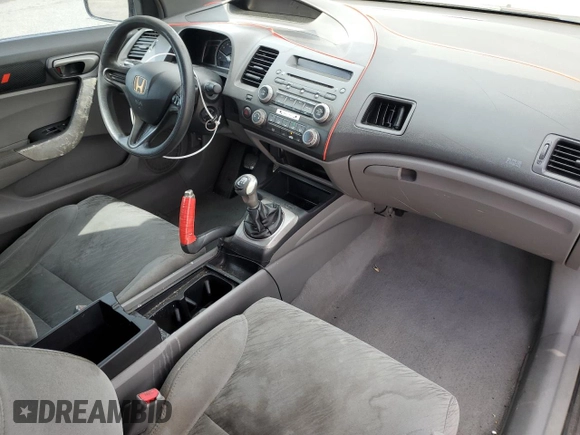 2008 Honda Civic Cpe LX with VIN 2HGFG116X8H546585, listed as a Copart auction lot 54701365 with 167,056 mi miles and Salvage Title. Bid and sale history available at carsss.com. Image 8.