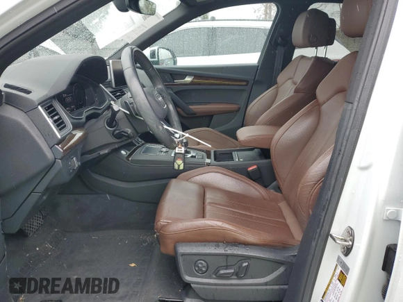 2020 Audi Q5 Premium Plus with VIN WA1BNAFY0L2037761, listed as a Copart auction lot 48557125 with 38,667 mi miles and Salvage Title. Bid and sale history available at carsss.com. Image 7.