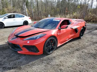 2024 Chevrolet Corvette 2LT with VIN 1G1YB3D44R5100378, listed as a Copart auction lot 78175164 with 13,305 mi miles and Salvage Title. Bid and sale history available at carsss.com. Image 1.