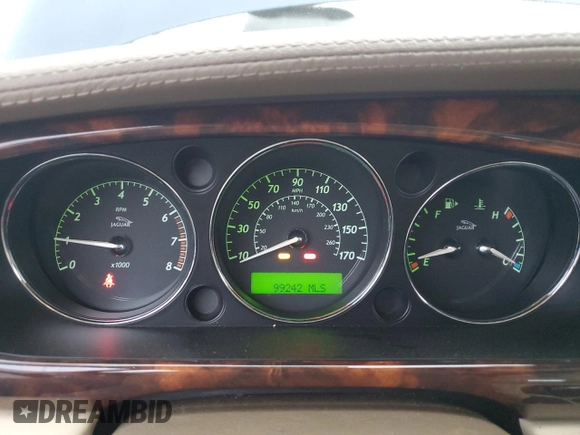 2007 Jaguar XJ Vanden Plas with VIN SAJWA82B57SH14424, listed as a Copart auction lot 45091395 with 99,242 mi miles and Salvage Title. Bid and sale history available at carsss.com. Image 9.