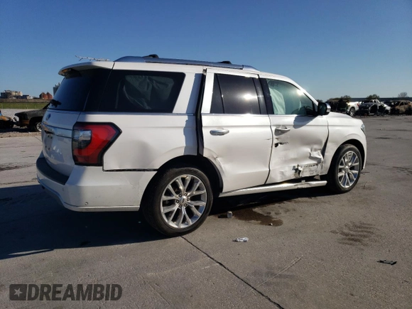2019 Ford Expedition Platinum with VIN 1FMJU1LT1KEA71438, listed as a Copart auction lot 48466285 with 67,764 mi miles and Salvage Title. Bid and sale history available at carsss.com. Image 3.