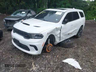 2021 Dodge Durango GT Plus with VIN 1C4RDJDG5MC521437, listed as a IAAI auction lot 42589843 with 53,492 mi miles and . Bid and sale history available at DreamBid. Image 6.