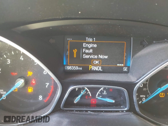 2017 Ford Focus SE with VIN 1FADP3K26HL264367, listed as a IAAI auction lot 41751881 with 98,359 mi miles and . Bid and sale history available at carsss.com. Image 7.