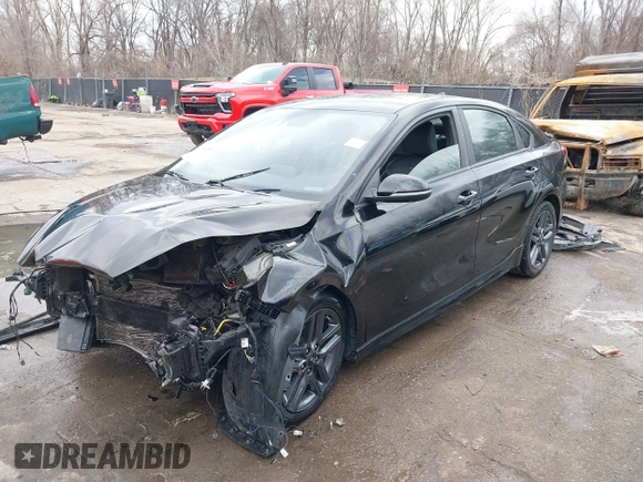 2020 Kia Forte GT-Line with VIN 3KPF34ADXLE251517, listed as a IAAI auction lot 41514355 with 80,588 mi miles. Bid and sale history available at carsss.com. Image 17.