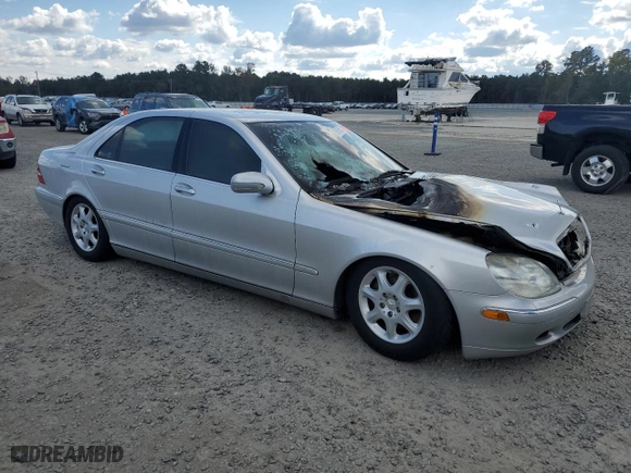 2000 Mercedes-Benz S-Class with VIN WDBNG70J9YA096718, listed as a Copart auction lot 76510504 with NaN miles and Salvage Title. Bid and sale history available at carsss.com. Image 4.
