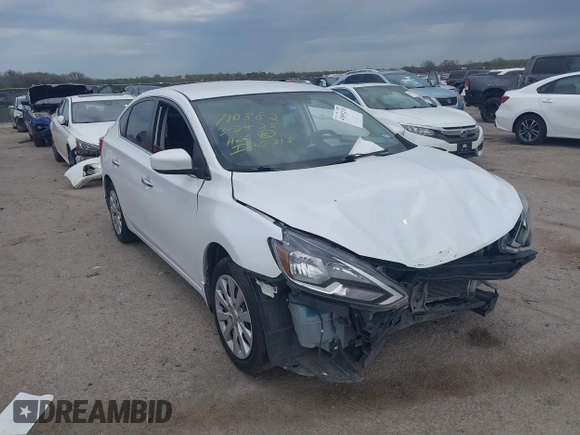 2017 Nissan Sentra S with VIN 3N1AB7AP4HY398336, listed as a IAAI auction lot 41891210 with 99,978 mi miles and . Bid and sale history available at carsss.com. Image 1.