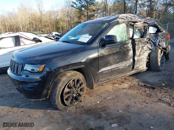 2021 Jeep Grand Cherokee Laredo X with VIN 1C4RJEAG7MC791130, listed as a IAAI auction lot 41348956 with 45,733 mi miles. Bid and sale history available at carsss.com. Image 17.