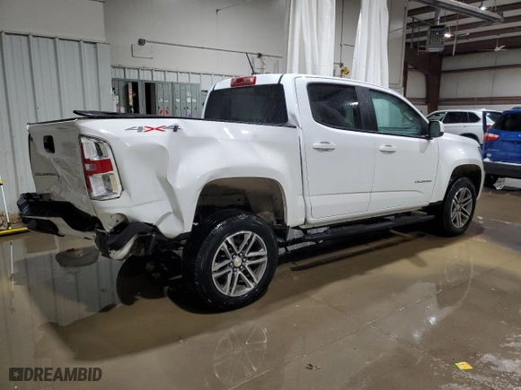 2022 Chevrolet Colorado 4WD Work Truck with VIN 1GCGTBEN5N1252365, listed as a Copart auction lot 89314405 with 24,362 mi miles and Salvage Title. Bid and sale history available at carsss.com. Image 3.