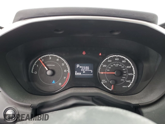 2017 Subaru Impreza Premium with VIN 4S3GKAB67H3622556, listed as a Copart auction lot 61629265 with 86,580 mi miles and Salvage title. Bid and sale history available at DreamBid. Image 9.