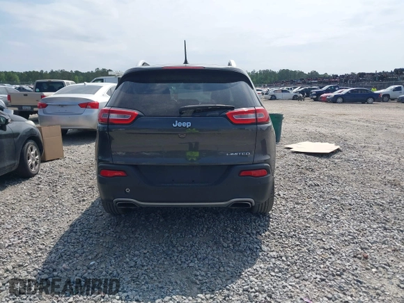 2015 Jeep Cherokee Limited with VIN 1C4PJLDS9FW516548, listed as a IAAI auction lot 42108725 with 122,190 mi miles and . Bid and sale history available at DreamBid. Image 16.