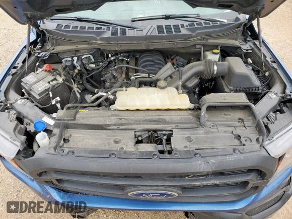 2023 Ford F-150 XL z VIN 1FTEX1C56PKF09894, wystawiony jako Copart lot #60458395 z przebiegiem 65 615 mil mil oraz Szkoda całkowita • Salvage title. Historia ofert i sprzedaży dostępna na DreamBid. Obrazek 11.