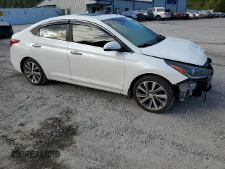 2018 Hyundai Accent Limited with VIN 3KPC34A35JE021794, listed as a Copart auction lot 71097384 with 96,261 mi miles and Salvage Title. Bid and sale history available at carsss.com. Image 4.