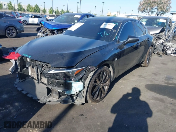 2021 Lexus IS 350 F Sport with VIN JTHGZ1B20M5037646, listed as a IAAI auction lot 42520797 with 76,935 mi miles and . Bid and sale history available at DreamBid. Image 18.