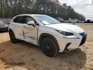 2019 Lexus NX with VIN JTJYARBZ4K2157485, listed as a Copart auction lot 49081155 with 57,361 mi miles and Salvage Title. Bid and sale history available at carsss.com. Image 4.