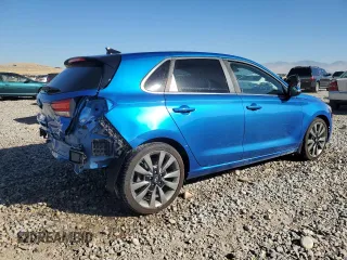 2018 Hyundai Elantra GT Sport with VIN KMHH55LC1JU032985, listed as a Copart auction lot 77598934 with 43,221 mi miles and Salvage Title. Bid and sale history available at carsss.com. Image 3.