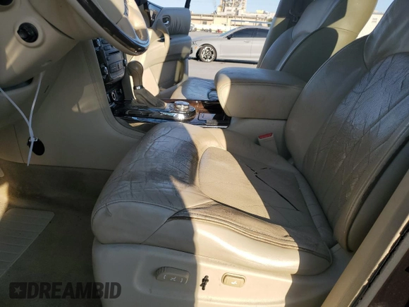 2011 Infiniti QX56 7-passenger with VIN JN8AZ2NE8B9001099, listed as a Copart auction lot 76417474 with 0 mi miles and Clean Title. Bid and sale history available at carsss.com. Image 7.