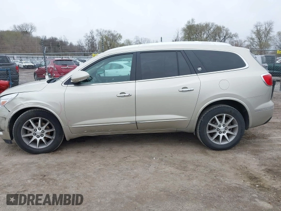 2014 Buick Enclave Leather with VIN 5GAKRBKD3EJ262561, listed as a IAAI auction lot 41972245 with 225,583 mi miles and . Bid and sale history available at DreamBid. Image 14.