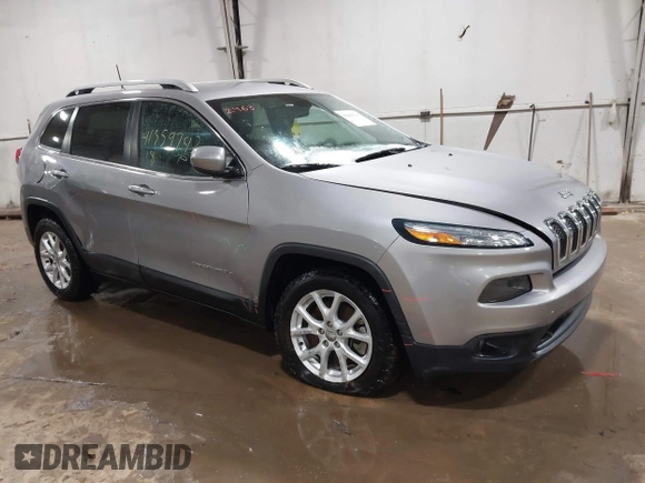 2018 Jeep Cherokee Latitude Plus with VIN 1C4PJLLB4JD524997, listed as a IAAI auction lot 41359742 with 89,858 mi miles. Bid and sale history available at carsss.com. Image 1.