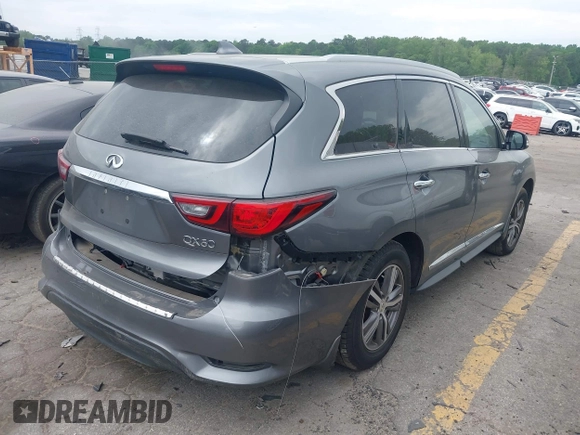2020 Infiniti QX60 Luxe with VIN 5N1DL0MN9LC538922, listed as a IAAI auction lot 42028937 with 81,169 mi miles and . Bid and sale history available at DreamBid. Image 4.
