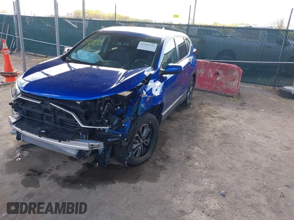 2021 Honda CR-V EX-L with VIN 7FARW2H80ME005531, listed as a IAAI auction lot 42044341 with 14,557 mi miles and . Bid and sale history available at DreamBid. Image 2.