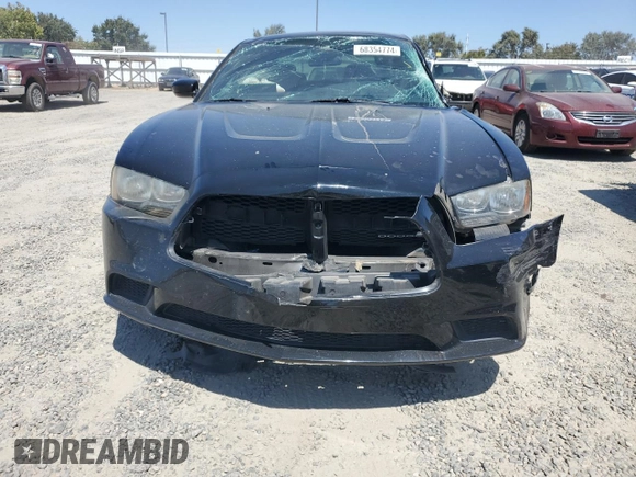 2013 Dodge Charger SE with VIN 2C3CDXBG8DH719832, listed as a Copart auction lot 68354774 with 244,941 mi miles and Salvage Title. Bid and sale history available at carsss.com. Image 5.