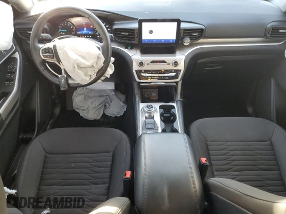 2020 Ford Explorer XLT with VIN 1FMSK8DH6LGC67152, listed as a Copart auction lot 41470355 with 35,200 mi miles and Salvage Title. Bid and sale history available at carsss.com. Image 8.
