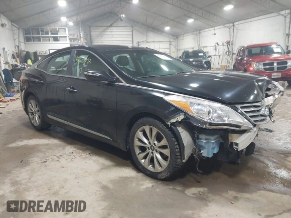 2013 Hyundai Azera z VIN KMHFG4JG4DA218608, wystawiony jako IAAI lot #41601792 z przebiegiem 101 846 mil mil oraz . Historia ofert i sprzedaży dostępna na DreamBid. Obrazek 1.