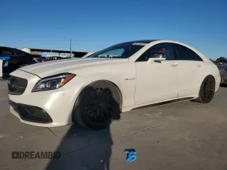 2015 Mercedes-Benz CLS-Class CLS 63 AMG S-Model with VIN WDDLJ7GB5FA144811, listed as a Copart auction lot 80734364 with 97,508 mi miles and Salvage Title. Bid and sale history available at carsss.com. Image 1.