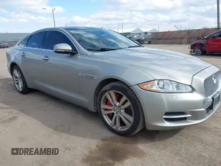 2011 Jaguar XJ with VIN SAJWA1CB2BLV18706, listed as a IAAI auction lot 41981410 with 116,151 mi miles and . Bid and sale history available at DreamBid. Image 1.