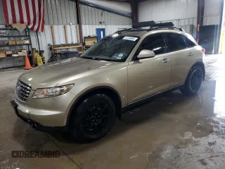 2003 Infiniti FX Options with VIN JNRAS08W13X208715, listed as a Copart auction lot 51239985 with 166,494 mi miles and Salvage Title. Bid and sale history available at DreamBid. Image 1.