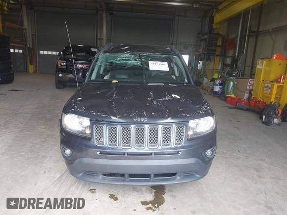 2015 Jeep Compass High Altitude Edition with VIN 1C4NJDEB1FD162936, listed as a IAAI auction lot 41954969 with 93,940 mi miles. Bid and sale history available at carsss.com. Image 13.