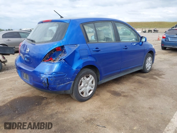 2012 Nissan Versa S with VIN 3N1BC1CP6CK263253, listed as a IAAI auction lot 42137326 with 107,265 mi miles. Bid and sale history available at carsss.com. Image 4.
