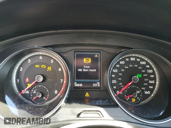2021 Volkswagen Atlas SE with VIN 1V2KE2CA0MC228707, listed as a Copart auction lot 52641215 with 58,848 mi miles and Salvage title. Bid and sale history available at DreamBid. Image 9.