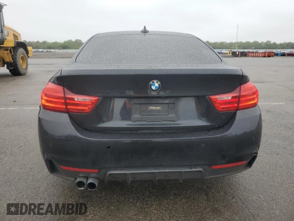 2015 BMW 4 Series 428i xDrive with VIN WBA4C9C54FG135161, listed as a Copart auction lot 59754515 with 140,518 mi miles and Salvage title. Bid and sale history available at DreamBid. Image 6.
