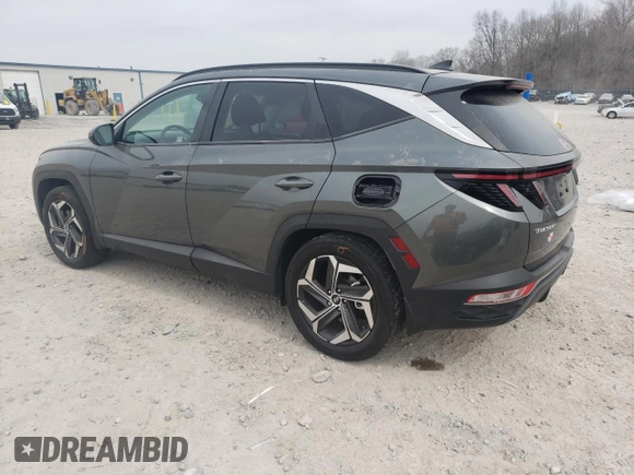 2022 Hyundai Tucson SEL with VIN 5NMJF3AE8NH059724, listed as a Copart auction lot 49106935 with 23,497 mi miles and Salvage Title. Bid and sale history available at carsss.com. Image 2.