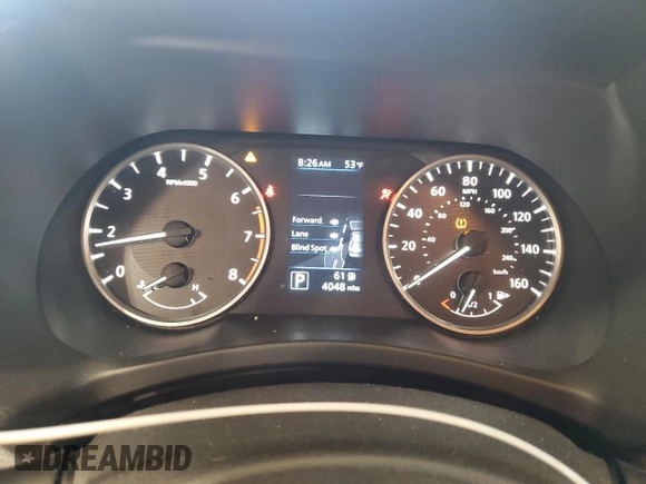 2025 Nissan Sentra S with VIN 3N1AB8BV8SY311886, listed as a Copart auction lot 55288745 with 4,048 mi miles and Clean Title. Bid and sale history available at DreamBid. Image 9.