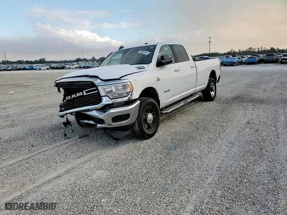 2021 Ram 2500 Big Horn with VIN 3C6UR5JL9MG627303, listed as a Copart auction lot 85001444 with 102,187 mi miles and Salvage Title. Bid and sale history available at carsss.com. Image 10.