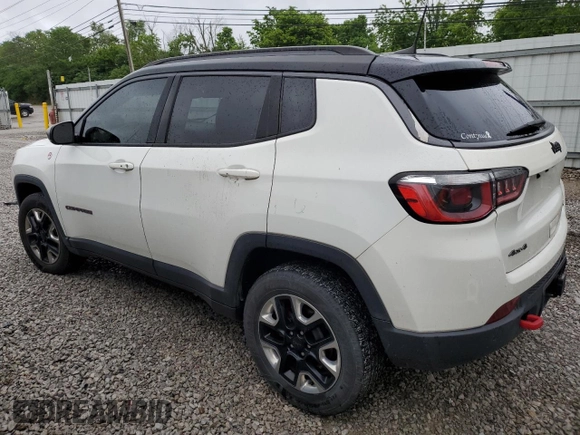 2017 Jeep Compass Trailhawk with VIN 3C4NJDDB2HT646693, listed as a Copart auction lot 58200235 with 62,765 mi miles and Salvage title. Bid and sale history available at DreamBid. Image 2.