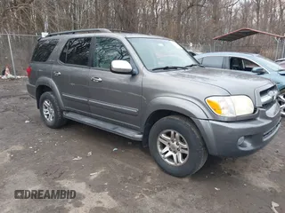 2007 Toyota Sequoia Limited with VIN 5TDBT48A87S285199, listed as a IAAI auction lot 41505022 with 204,944 mi miles and . Bid and sale history available at DreamBid. Image 1.