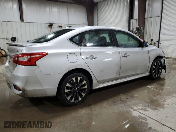 2017 Nissan Sentra SR with VIN 3N1AB7AP2HY386380, listed as a Copart auction lot 53996325 with 37,913 mi miles and Salvage title. Bid and sale history available at DreamBid. Image 3.
