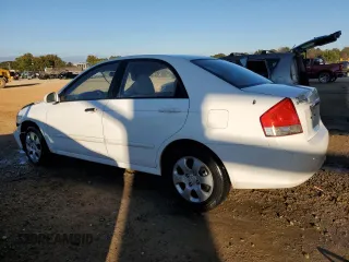 2008 Kia Spectra SX with VIN KNAFE121785526466, listed as a Copart auction lot 80954954 with 348,788 mi miles and Salvage Title. Bid and sale history available at carsss.com. Image 2.