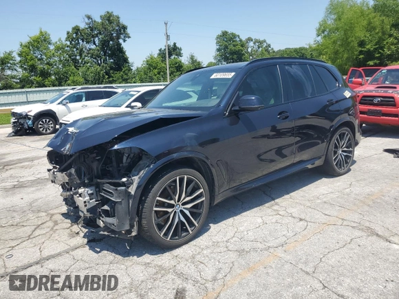 2019 BMW X5 xDrive40i with VIN 5UXCR6C52KLL06923, listed as a Copart auction lot 60109655 with 90,374 mi miles and Salvage title. Bid and sale history available at DreamBid. Image 1.