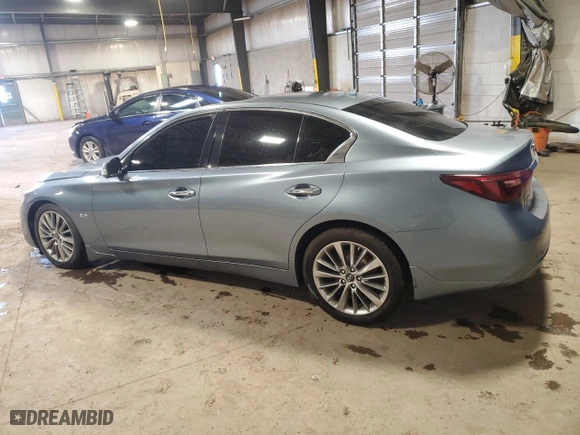 2018 Infiniti Q50 3.0t SPORT with VIN JN1EV7AR7JM444485, listed as a Copart auction lot 51167575 with NaN miles and Salvage Title. Bid and sale history available at carsss.com. Image 2.
