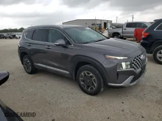 2021 Hyundai Santa Fe Hybrid Blue with VIN KM8S2DA16MU006199, listed as a Copart auction lot 49718764 with 41,671 mi miles. Bid and sale history available at carsss.com. Image 4.