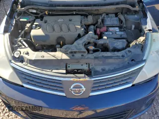 2008 Nissan Versa 1.8 S with VIN 3N1BC11E78L385445, listed as a Copart auction lot 44323285 with 79,185 mi miles and Salvage Title. Bid and sale history available at carsss.com. Image 12.