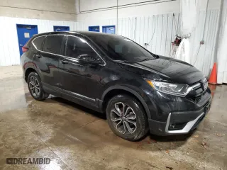 2020 Honda CR-V EX-L with VIN 2HKRW2H80LH698838, listed as a Copart auction lot 46648845 with 0 mi miles and Salvage Title. Bid and sale history available at carsss.com. Image 4.